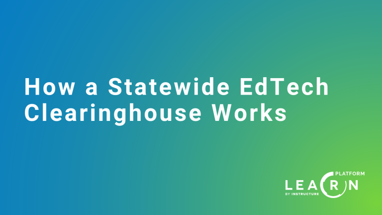 How a Statewide EdTech Clearinghouse Works