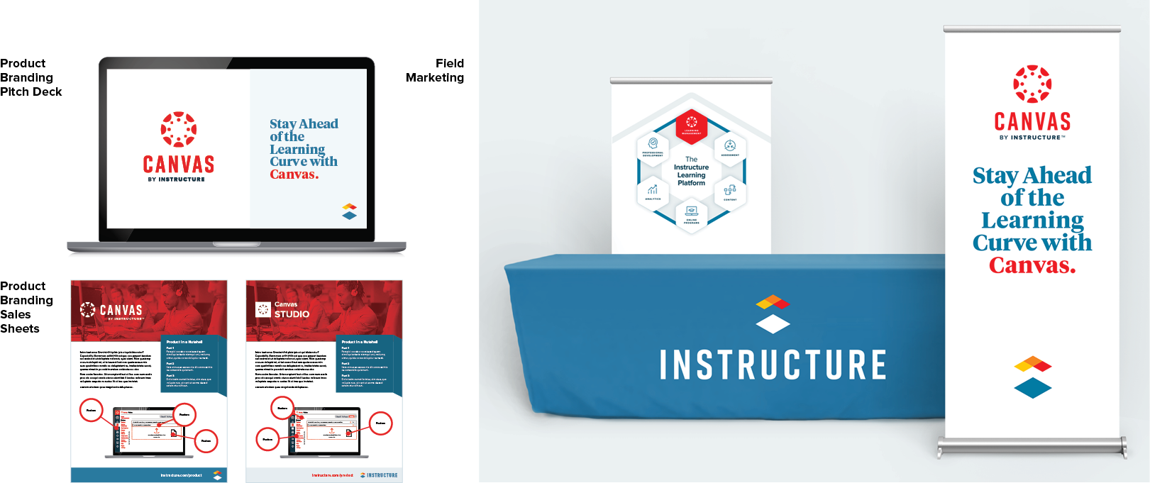 Instructure + Canvas(HE) co-branding example