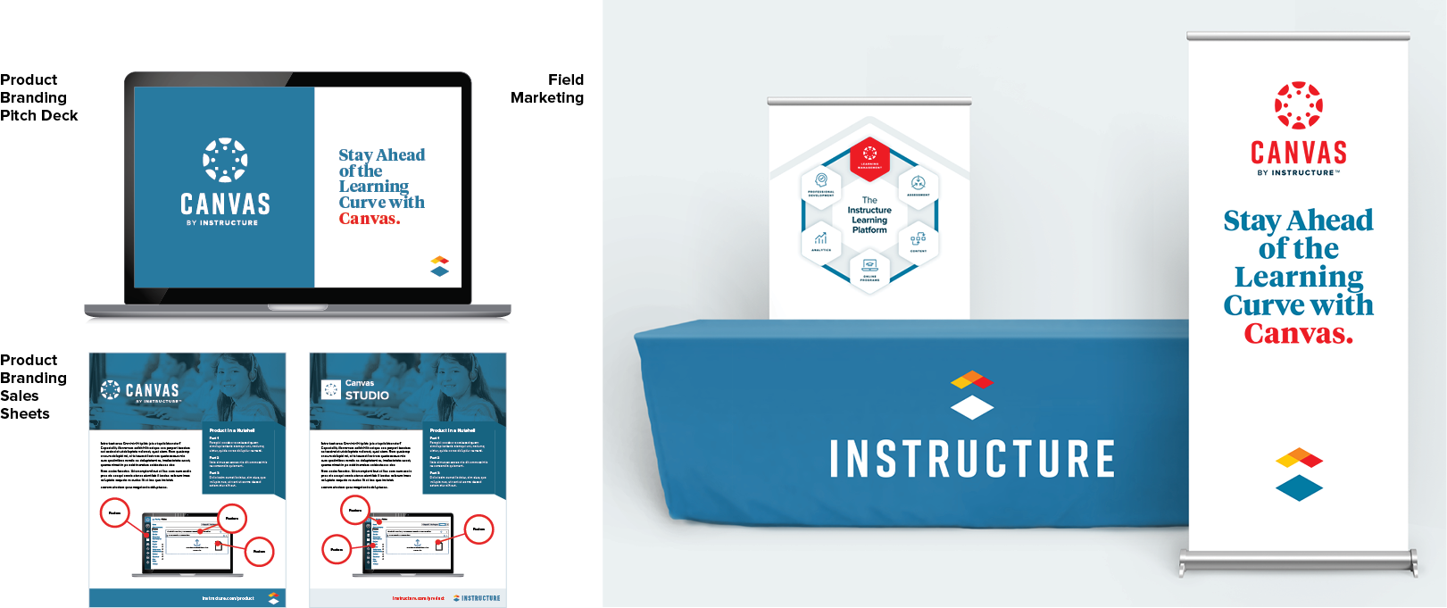 Instructure + Canvas co-branding example
