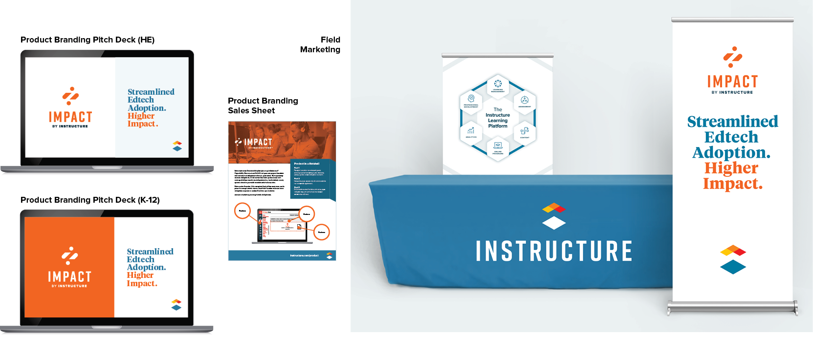 Instructure + Impact co-branding example
