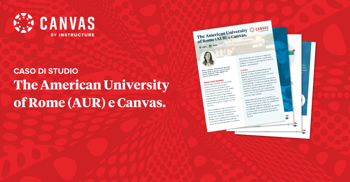 The American University of Rome (AUR) e Canvas. Instructure