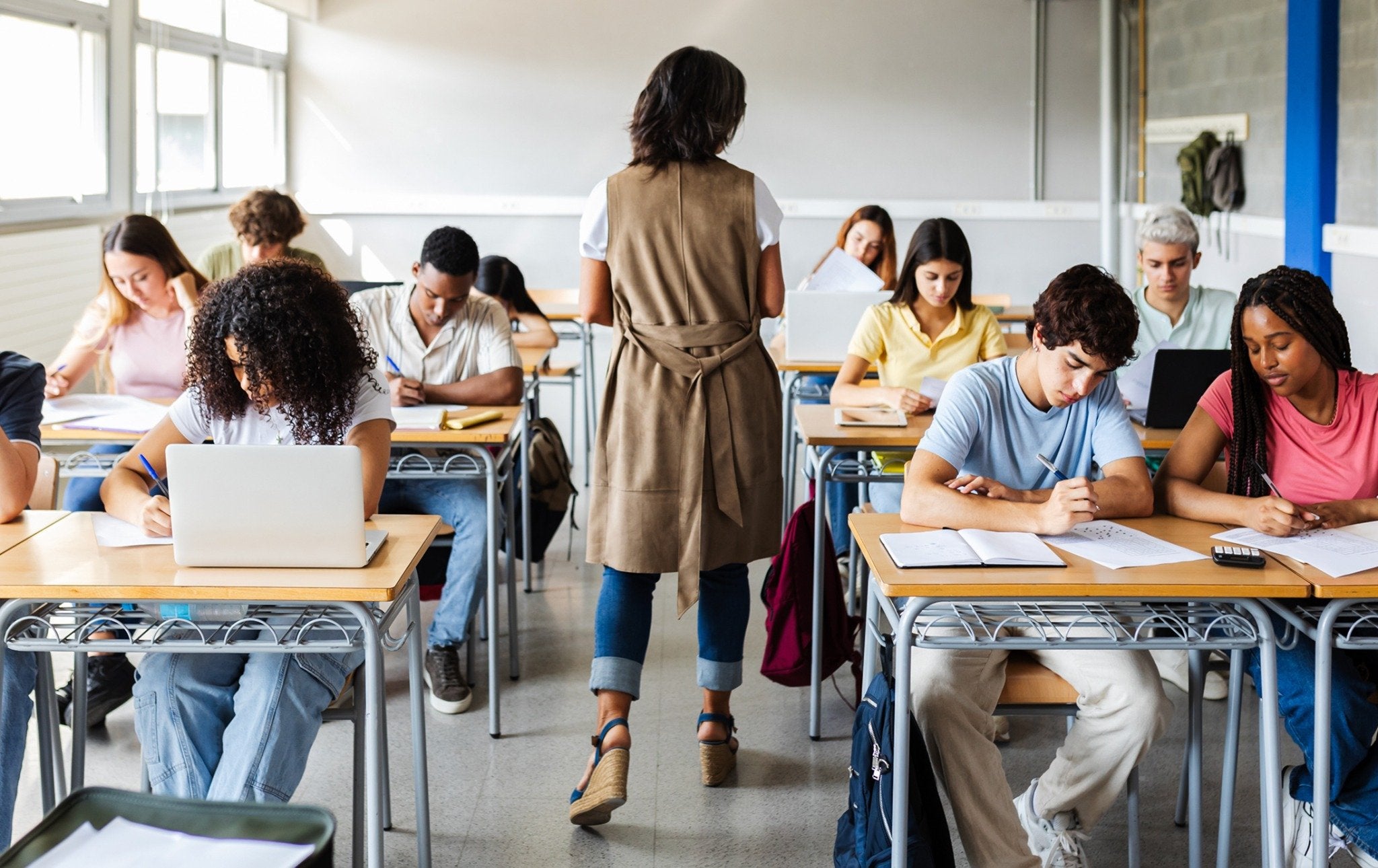 Students using Mastery in school