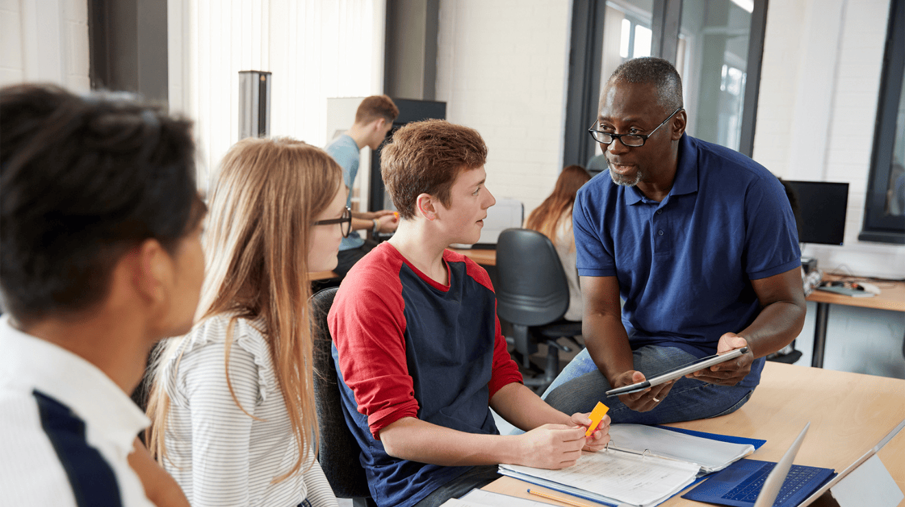 people discussing something