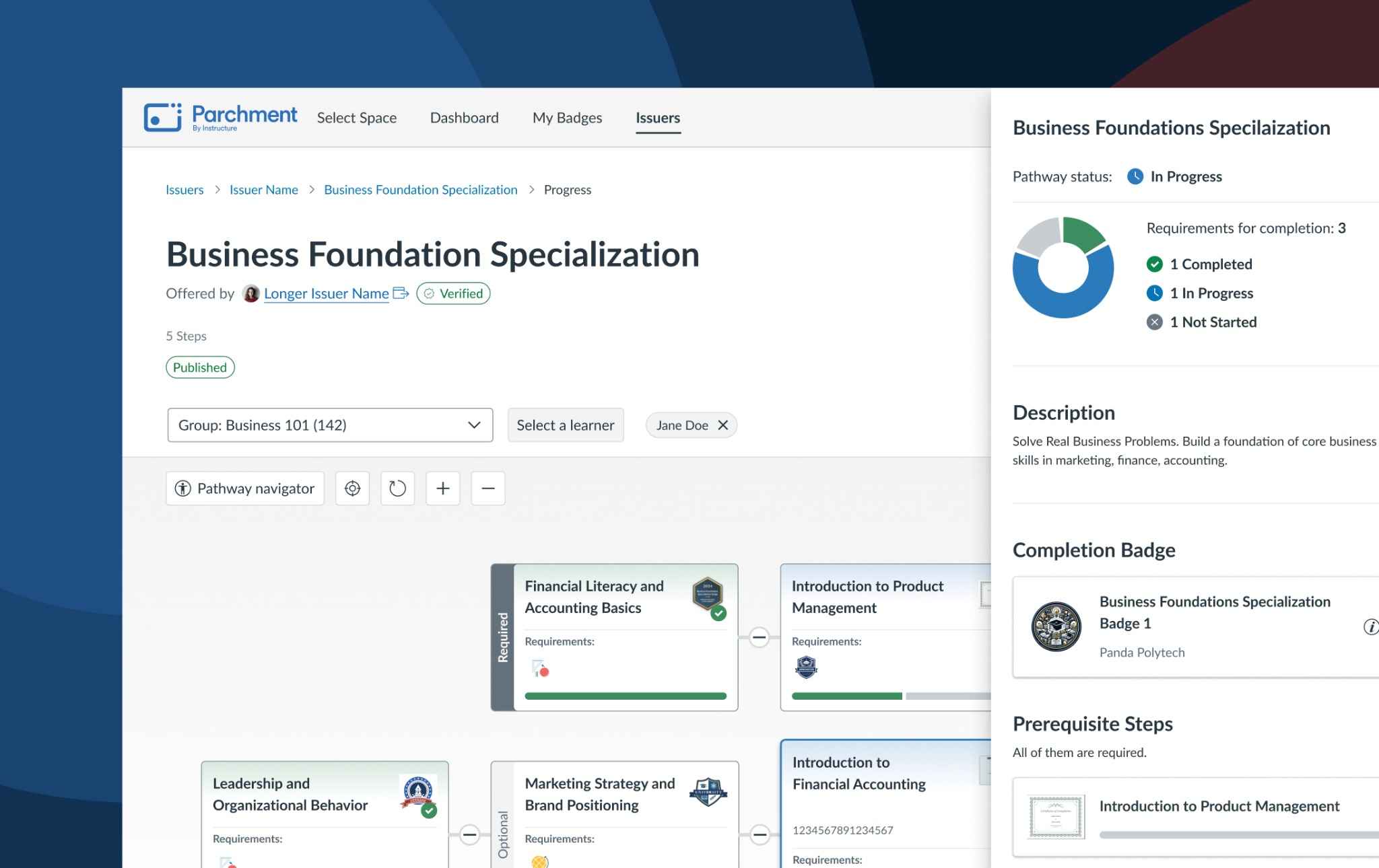 Professional Development product preview