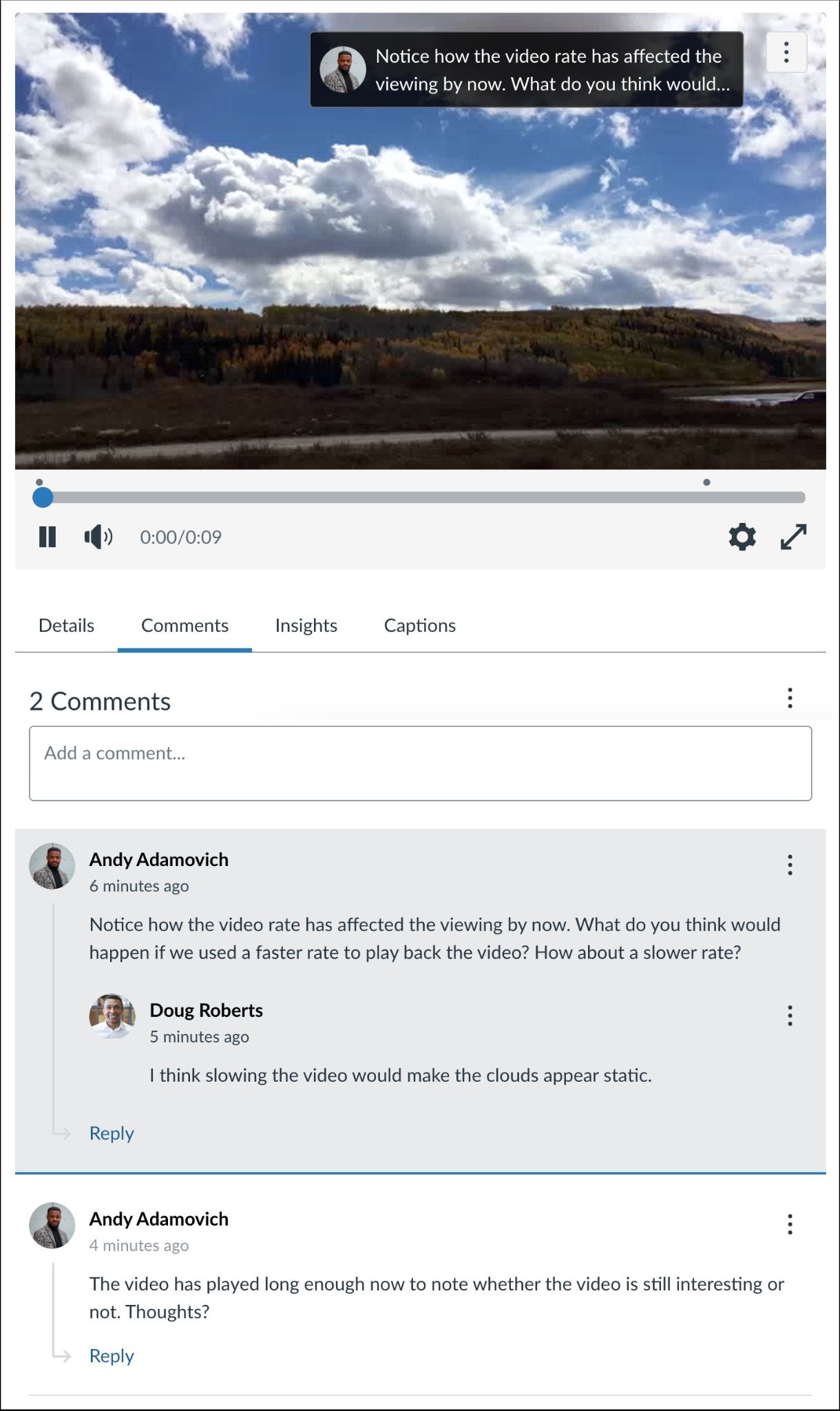 In-Video product preview