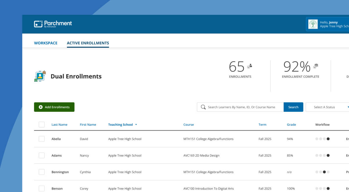 Parchment-Solutions-dualEnrollment