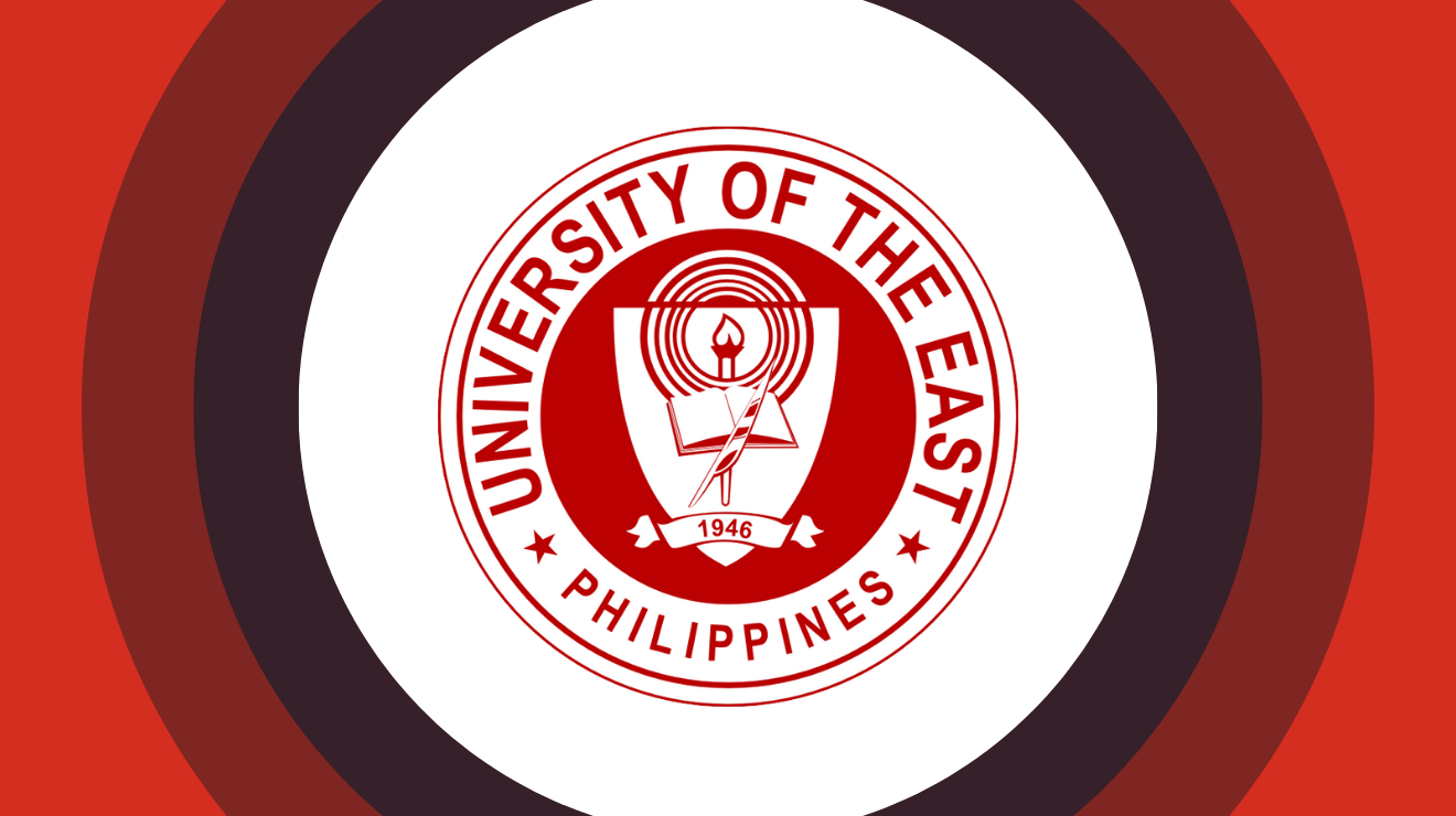 University of the East logo nestled among Canvas circles