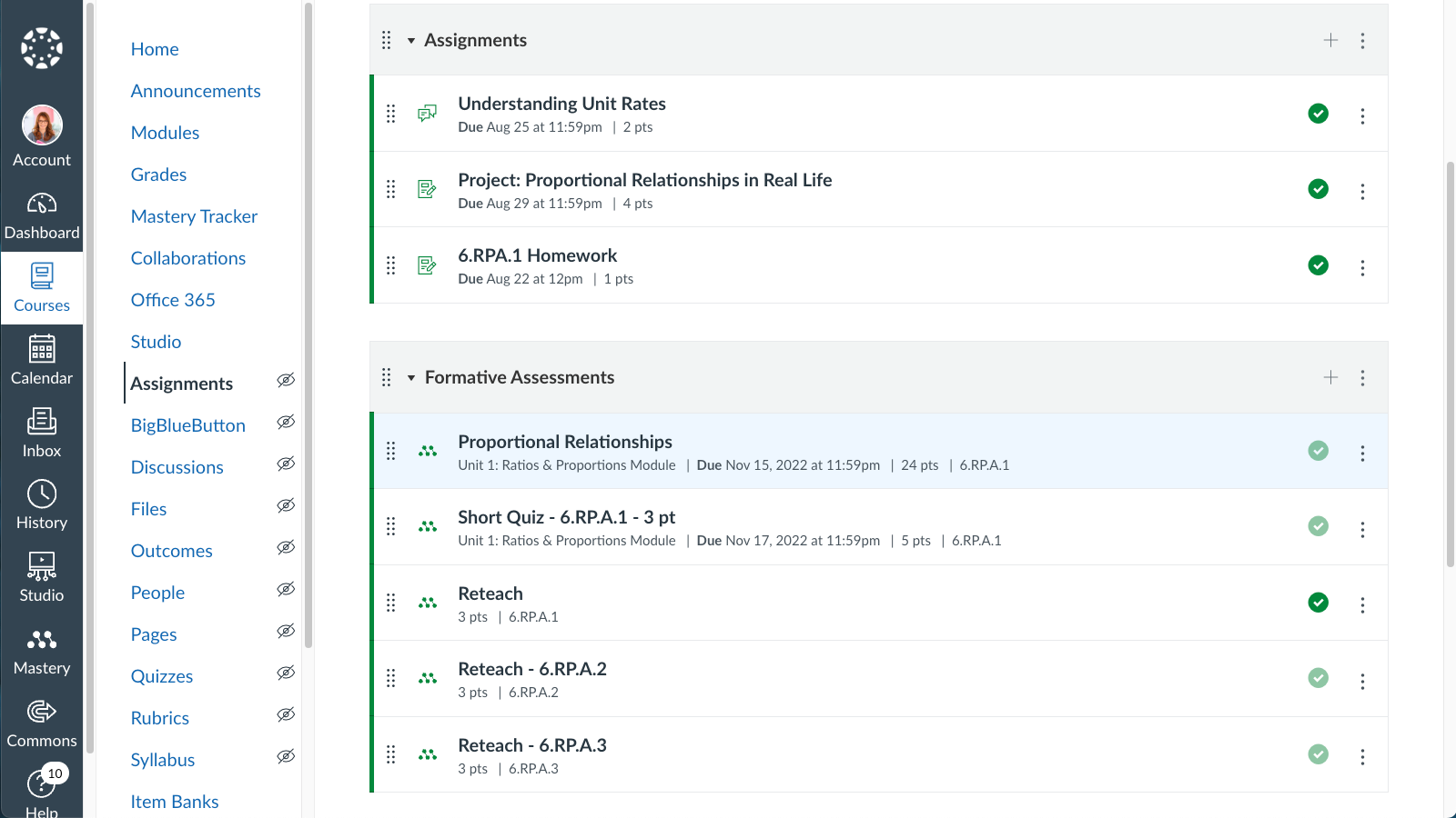 Master Assessment Canvas