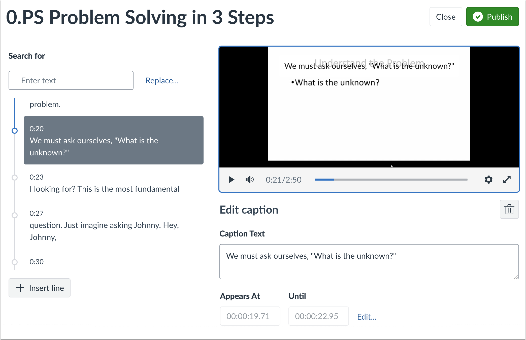[Studio] Review Caption File