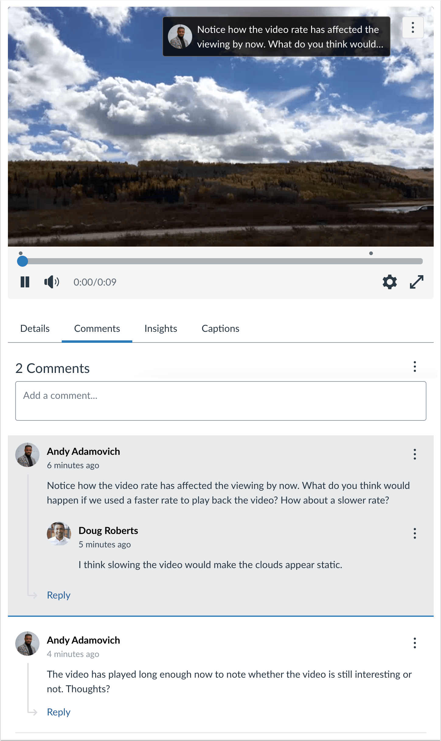 [Studio] View Comments