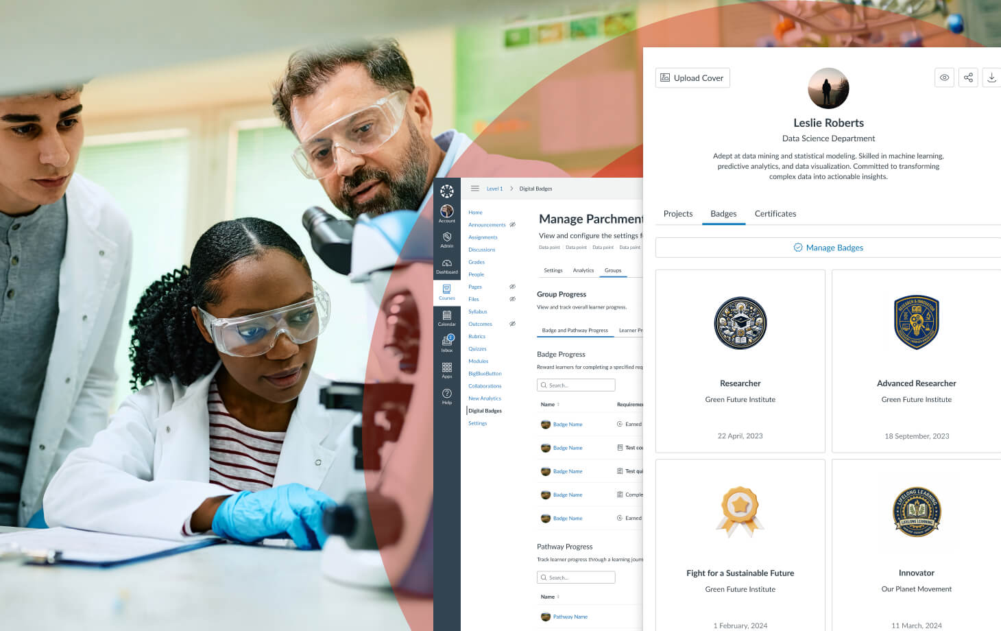 Evidence + verified credentials