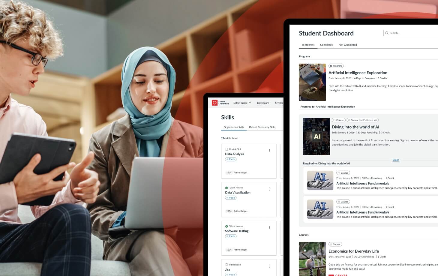 Stackable learning pathways