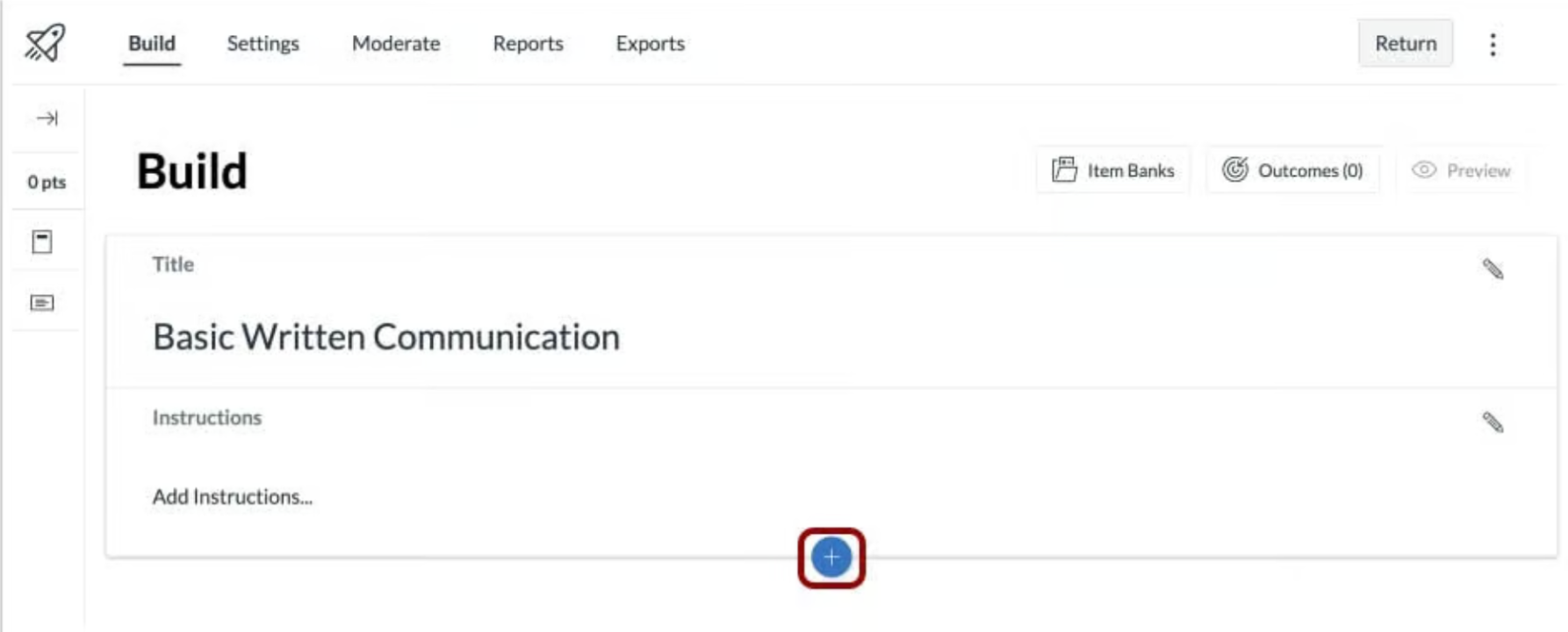 screenshot of Build with IgniteAI Question Authoring
