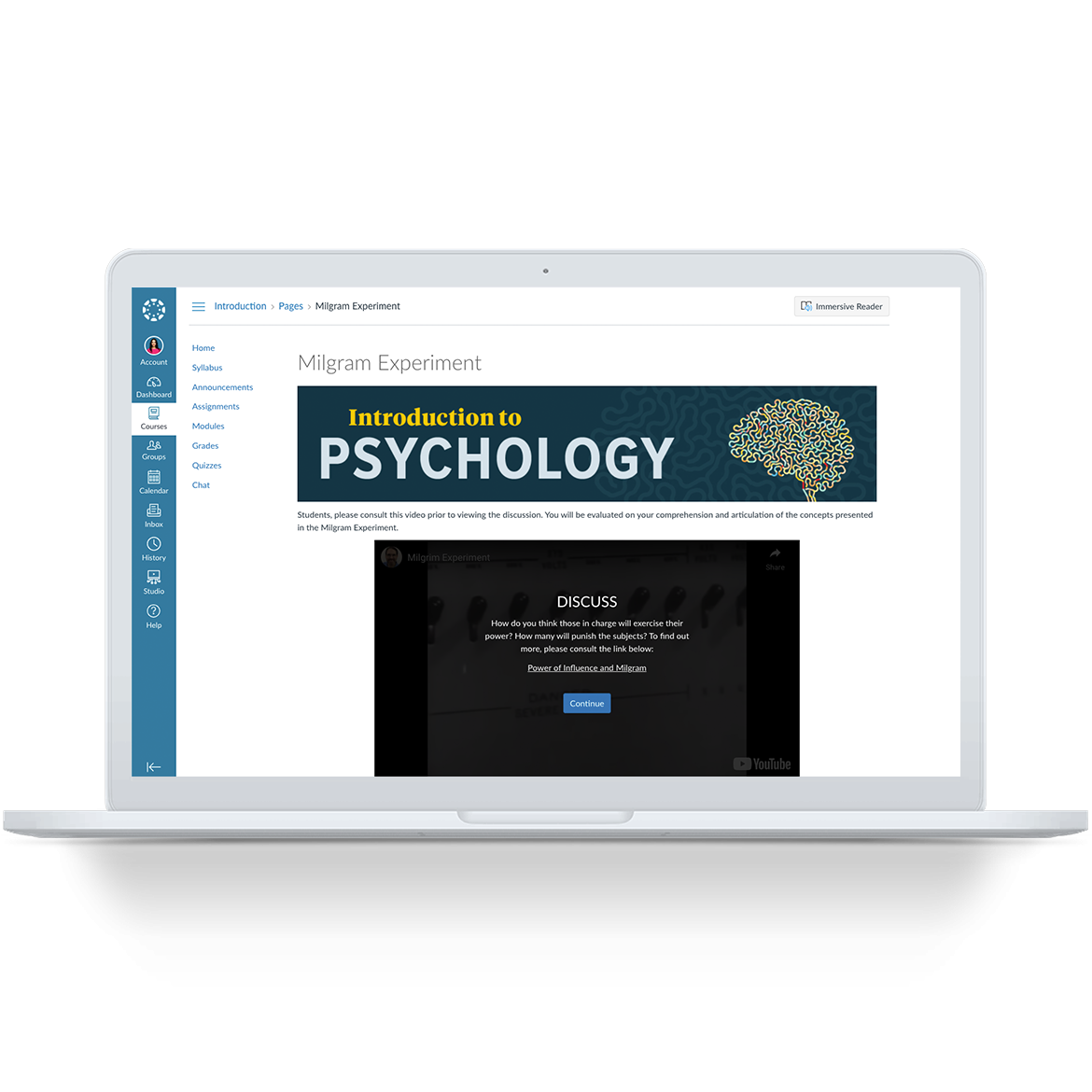 Canvas Studio for Higher Education