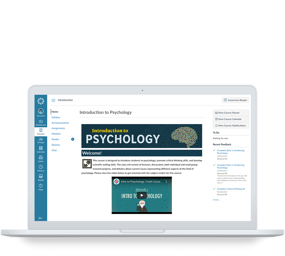 Canvas LMS for Higher Ed | Teaching and Learning | Instructure