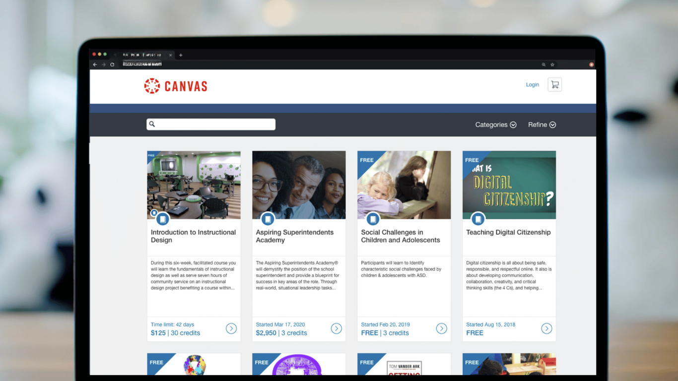 Canvas Catalog Product Demo
