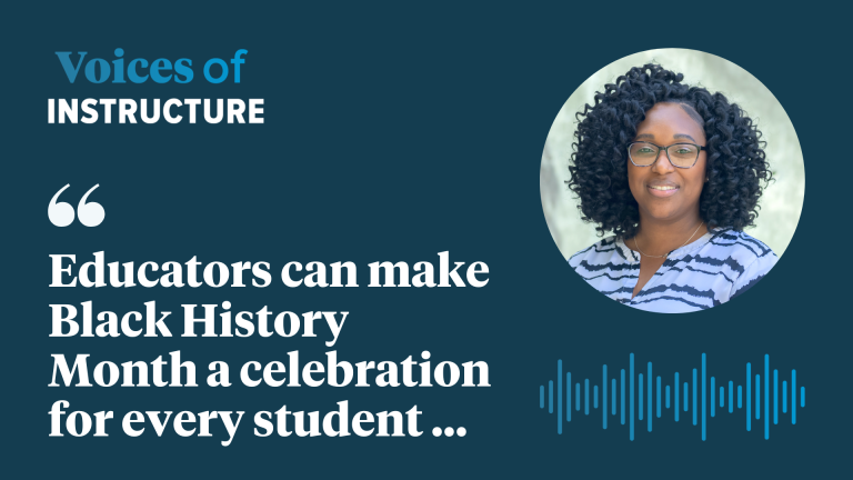 "Educators can make Black History Month a celebration for every student"