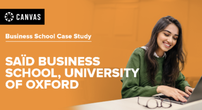 Said Business School, University of Oxford, Case Study