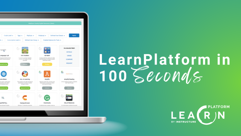 Learnplatform in 100 seconds
