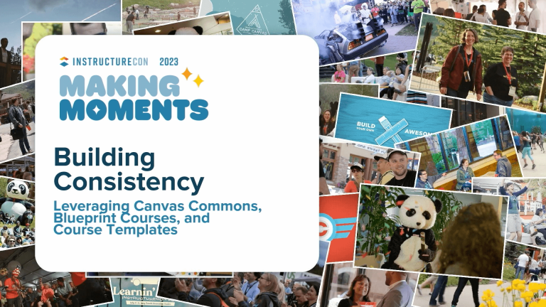 BuildingConsistencyLeveragingCanvasCommonsBlueprintCoursesAndCourseTemplates