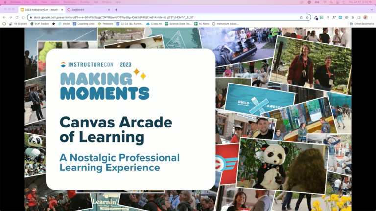 CanvasArcadeofLearningANostalgicProfessionalLearningExperience
