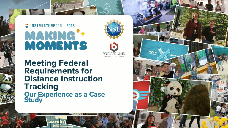MeetingFederalRequirementsForDistanceInstructionTrackingOurExperienceAsACaseStudy