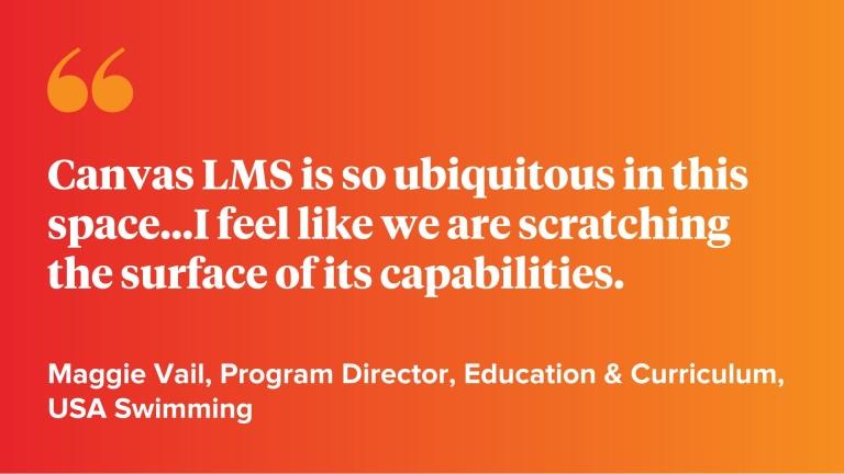 Canvas LMS is so ubiquitous in this space…I feel like we are scratching the surface of its capabilities.