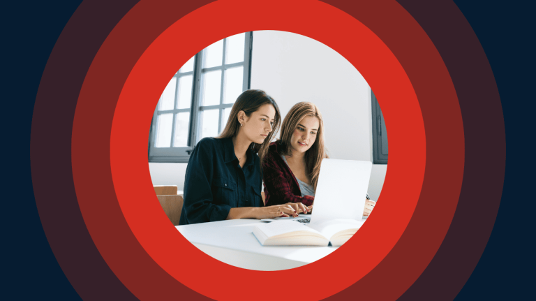 Women using a laptop