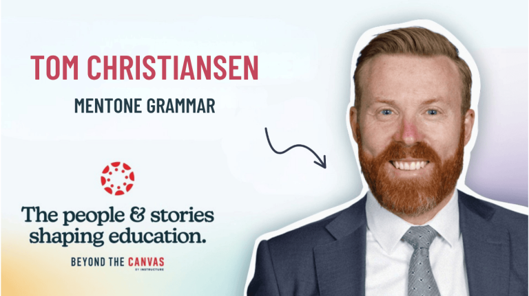 A headshot of Tom Christiansen from Mentone Grammar