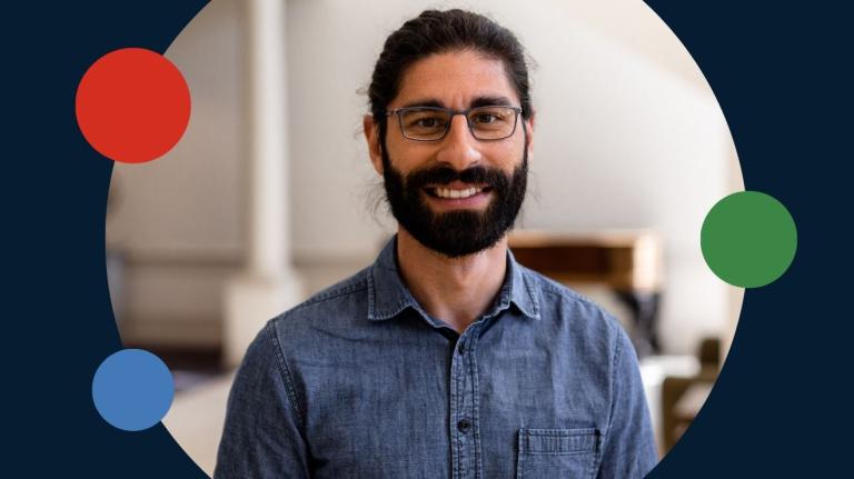 a higher education faculty member at a conference