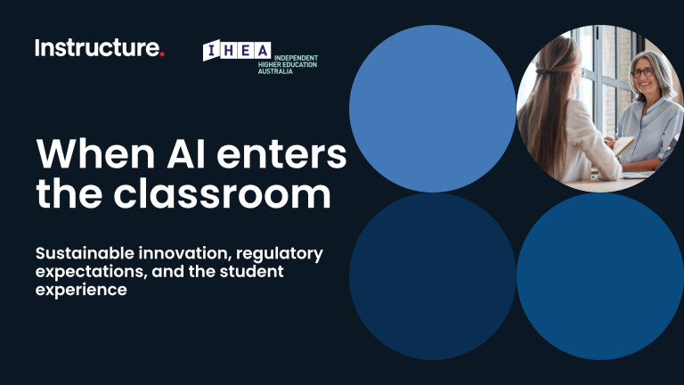 Image for the the When AI enters the classroom on demand webinar