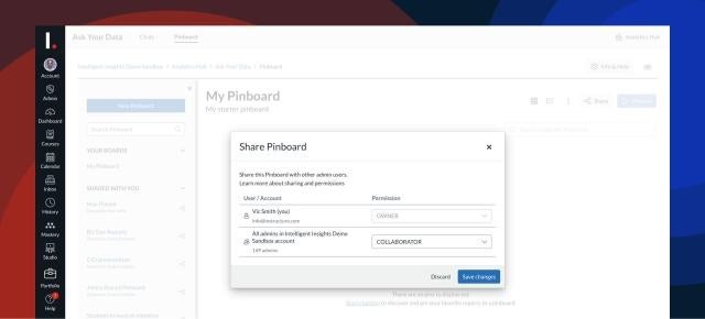 Share curated insights