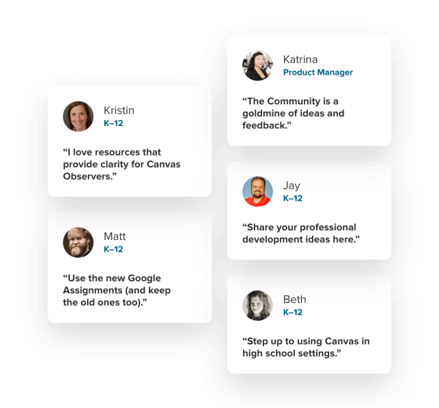 Quotes from the Canvas Community