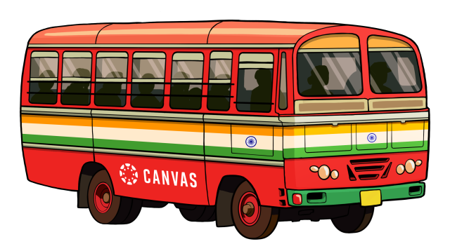 India Caravan Bus