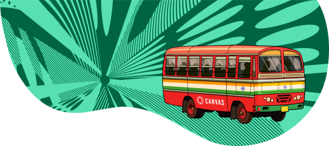 India Caravan header blob
