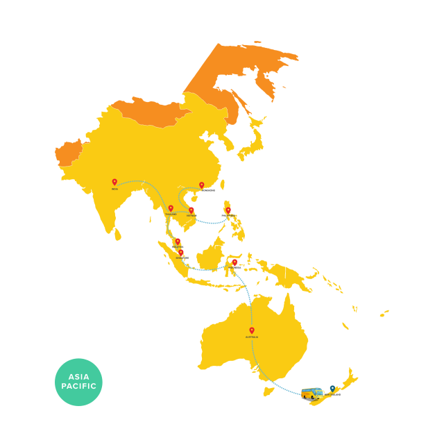 NZ caravan map