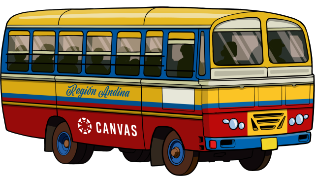 Andean caravan bus
