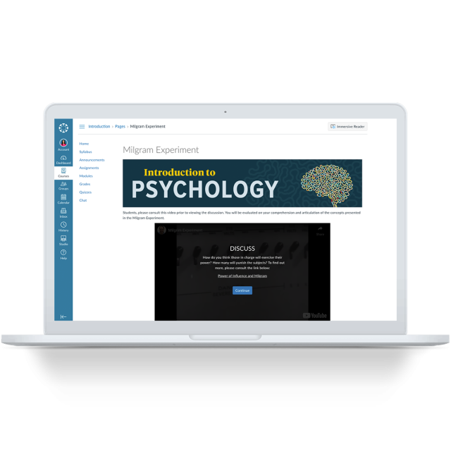 Instructure Product Desktop Canvas Studio HE Studio Interface