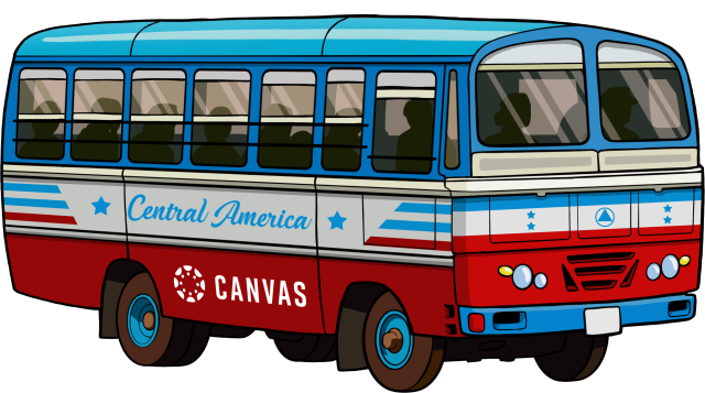 Canvas Caravan Bus - Central America