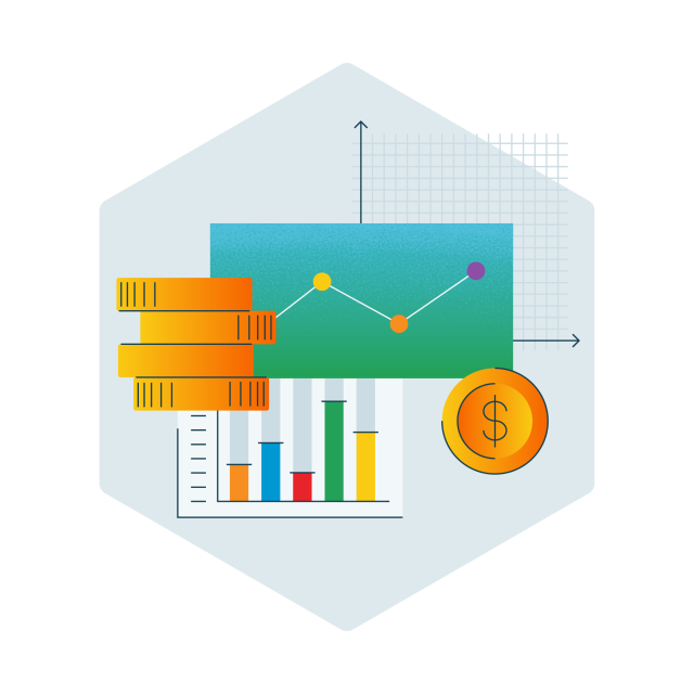 Chart and graph icon