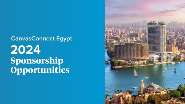 CanvasConnect Egypt 2024 Sponsorship Opportunities