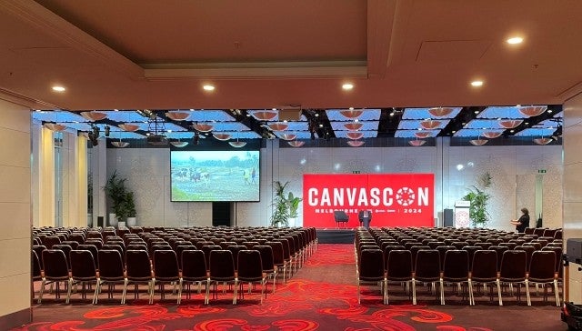 CanvasCon ANZ 2025 stage