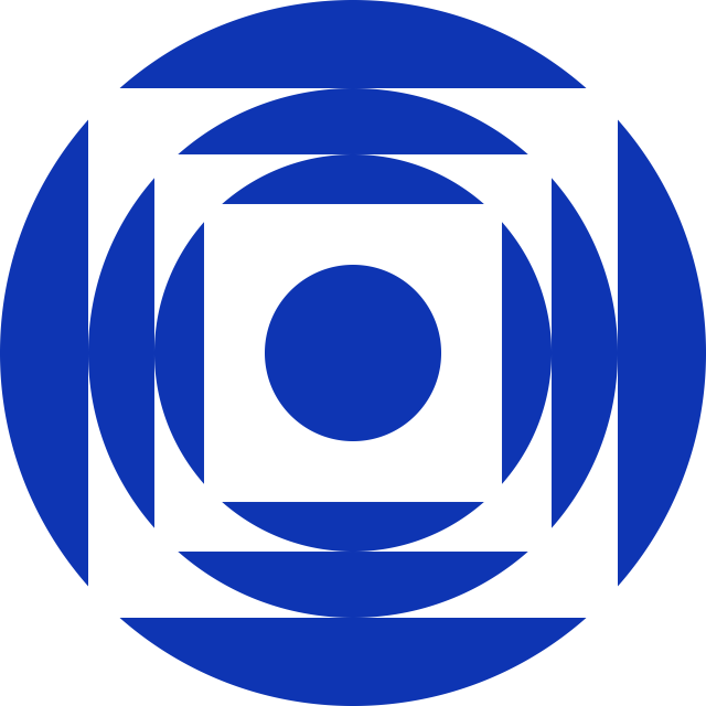 Squares inside of circle shapes