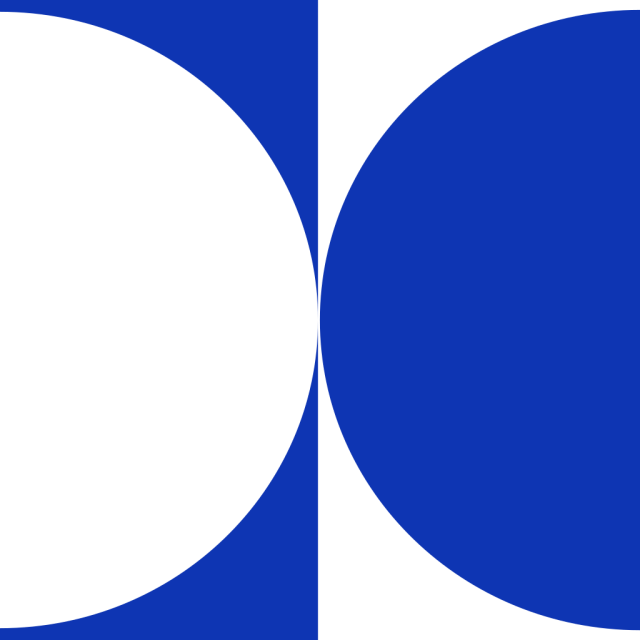 Two circles symbolizing negative space