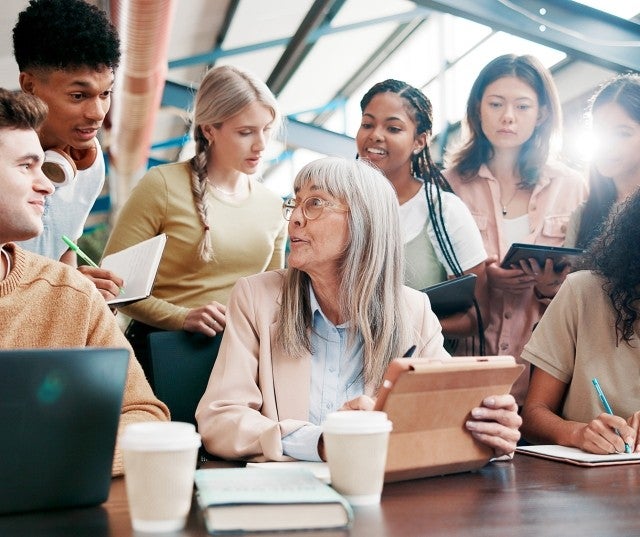 A community of people meeting over coffee