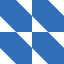 four blue trapezoids