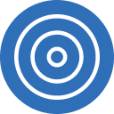 Blue circle icon