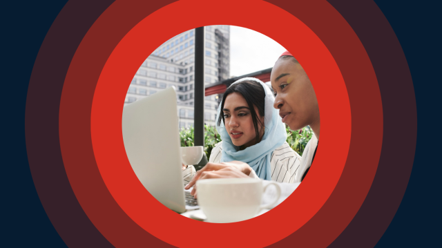 Students using thumbnails