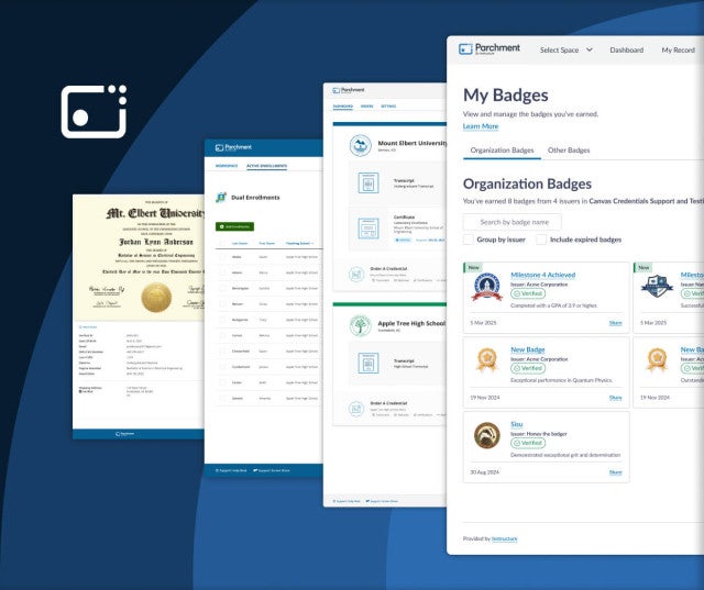 Make skills visible with verified digital badges.
