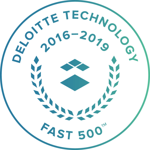 Award Illustration Deloitte Technology 2016 to 2019 FAST 500